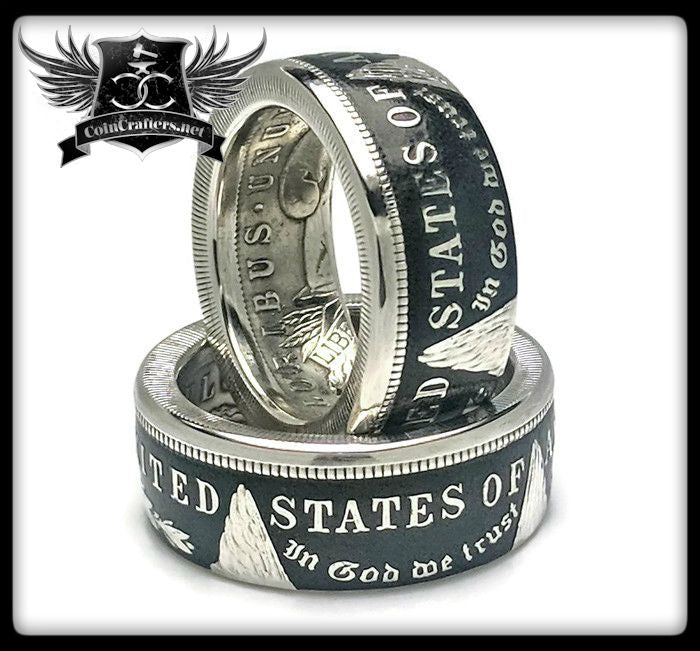 Half on sale dollar ring