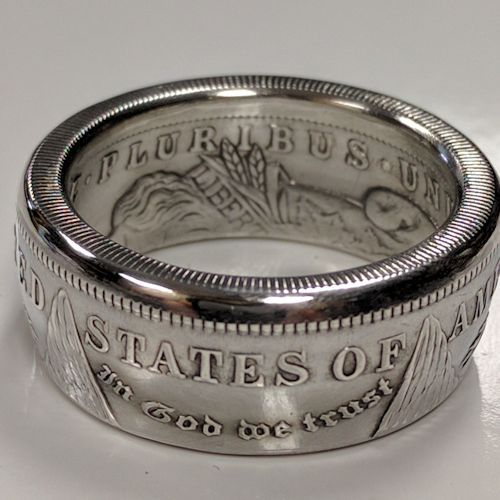 Morgan Silver Dollar shops Ring